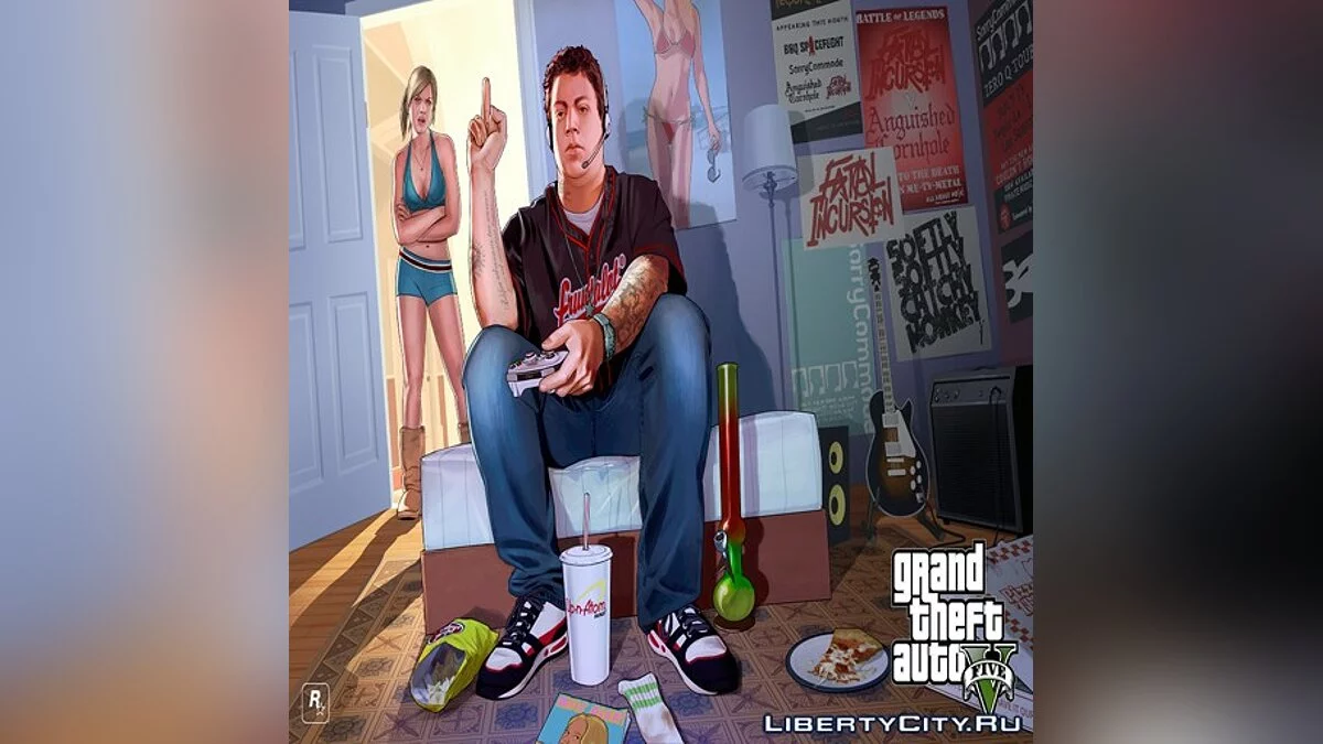 Завантажувальні екрани GTA V (512х512) / GTA San Andreas