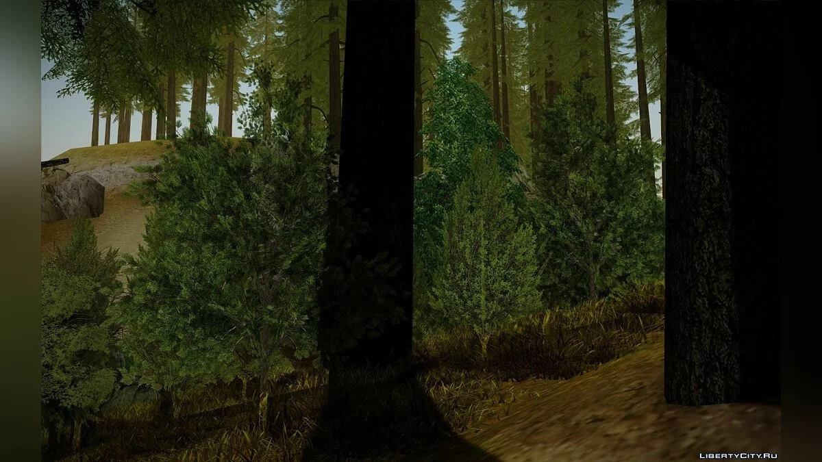 Hinter dem Raum der Realitäten Verfluchte Erinnerungen - Nadelbaum Teil / GTA San Andreas