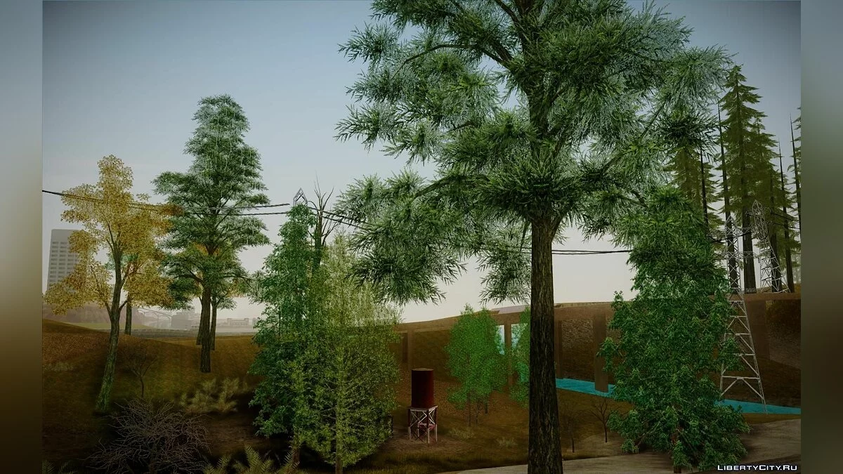 Hinter dem Raum der Realitäten Verfluchte Erinnerungen - Nadelbaum Teil / GTA San Andreas