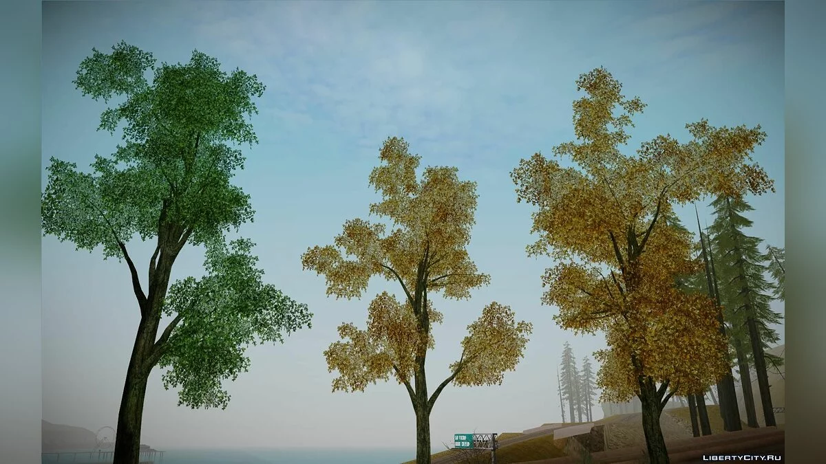 Hinter dem Raum der Realitäten Verfluchte Erinnerungen - Nadelbaum Teil / GTA San Andreas