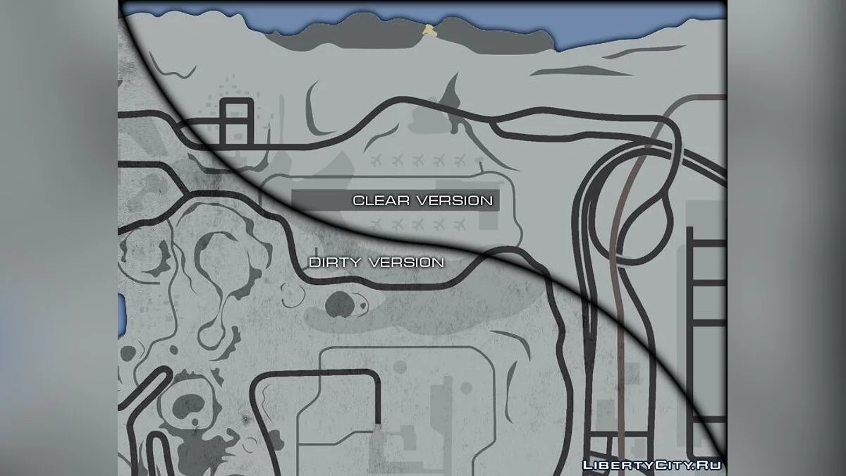 Carte dans le style de GTA 5 / GTA San Andreas