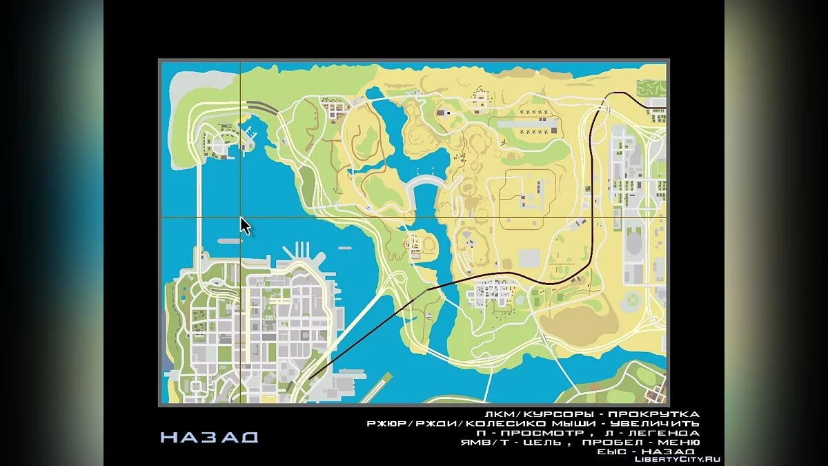خريطة أطلس GTA 5 في GTA SA / جي تي إيه سان أندرياس