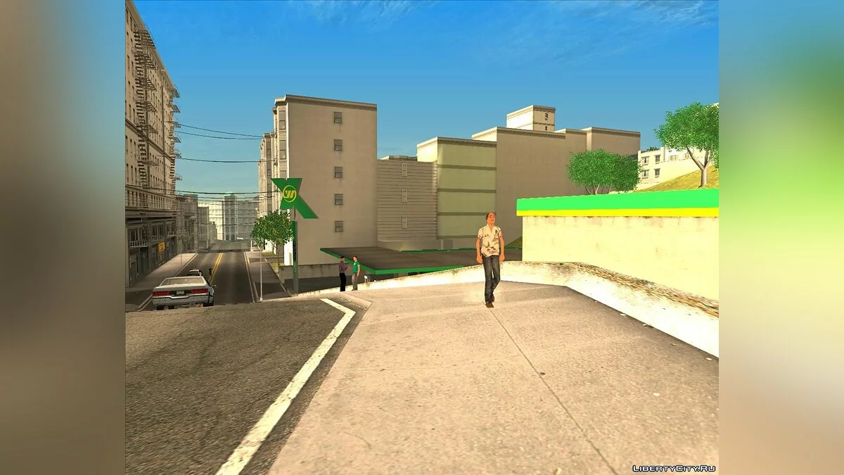 Заправка в стиле WOG / GTA San Andreas