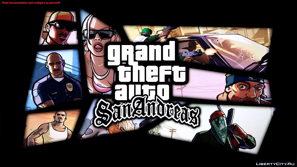 GTA San Andreas HD: Menu / GTA San Andreas