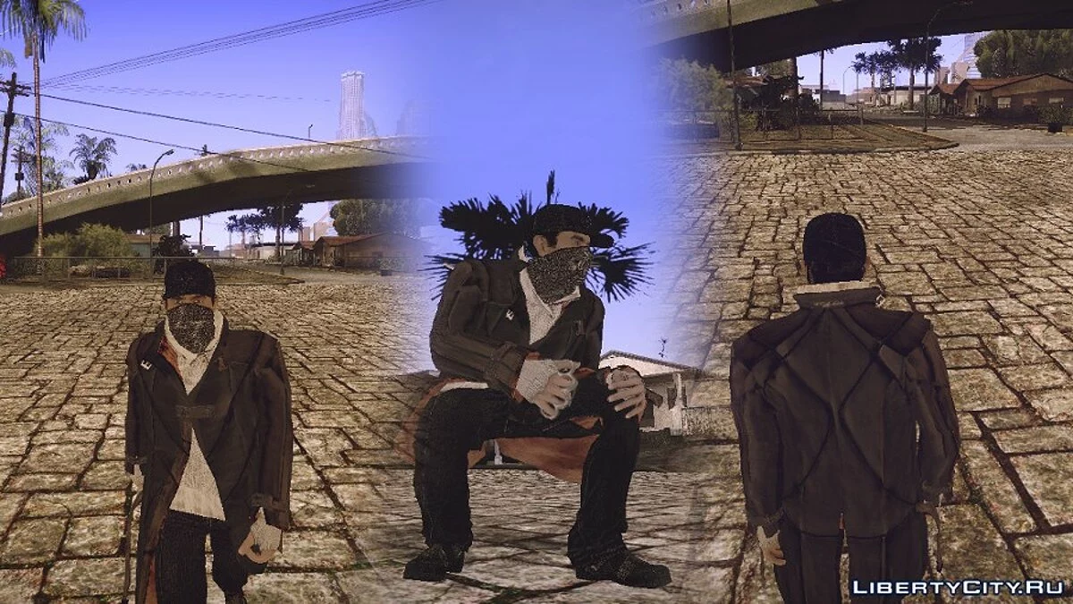 Aiden Pearce New Textures / GTA San Andreas