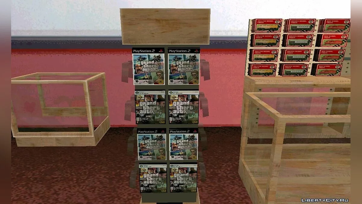 Диски з GTA в магазині Зеро / GTA San Andreas