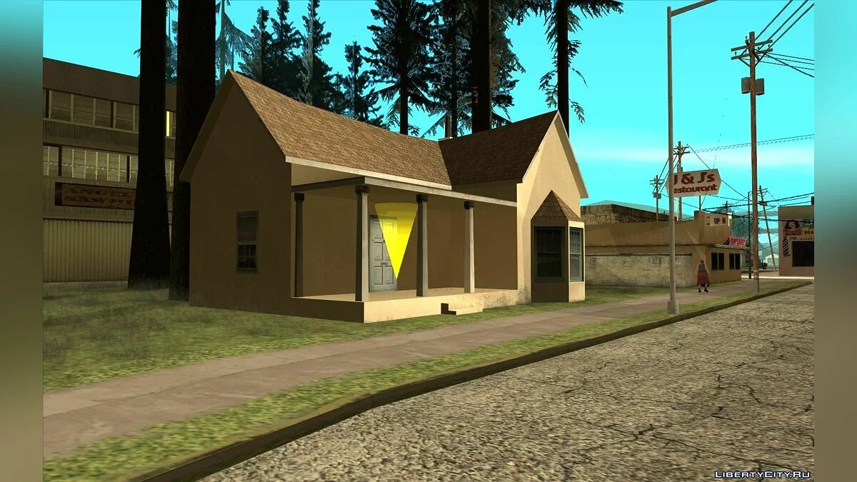 Nouvelle maison de CJ à Angel Pine / GTA San Andreas