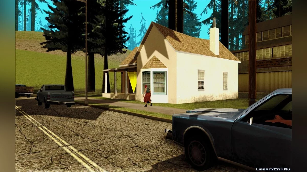 Nouvelle maison de CJ à Angel Pine / GTA San Andreas