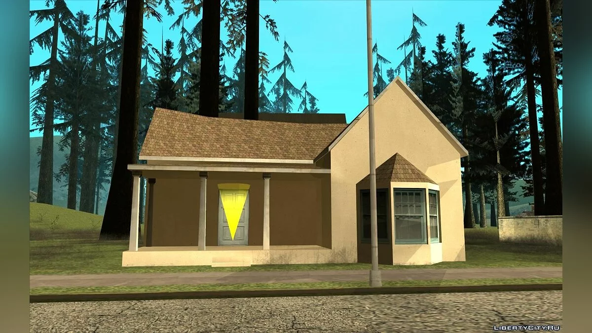 Nouvelle maison de CJ à Angel Pine / GTA San Andreas