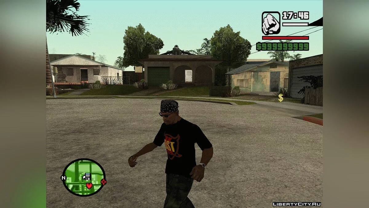 Футболка с логотипом радиостанции K-DST / GTA San Andreas