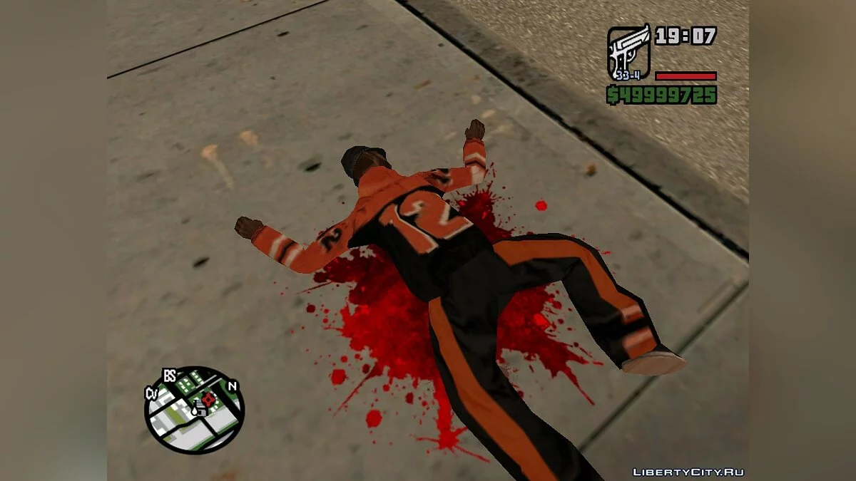 Нові текстури пошкоджень від Tau_JIyHr / GTA San Andreas