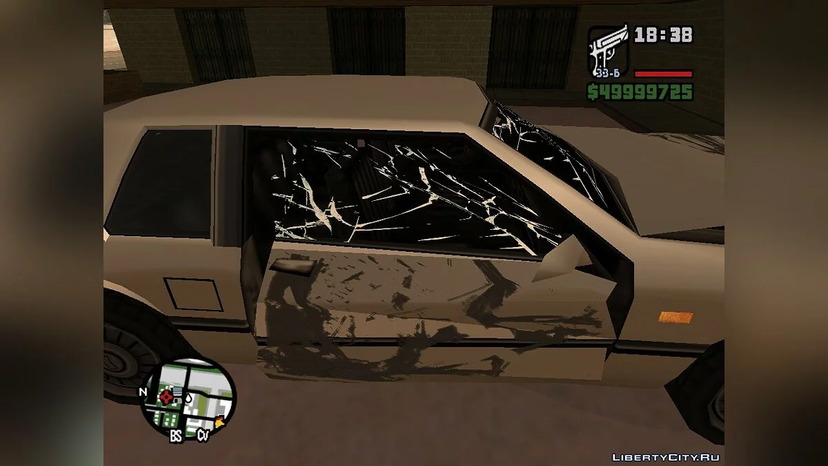 Нові текстури пошкоджень від Tau_JIyHr / GTA San Andreas