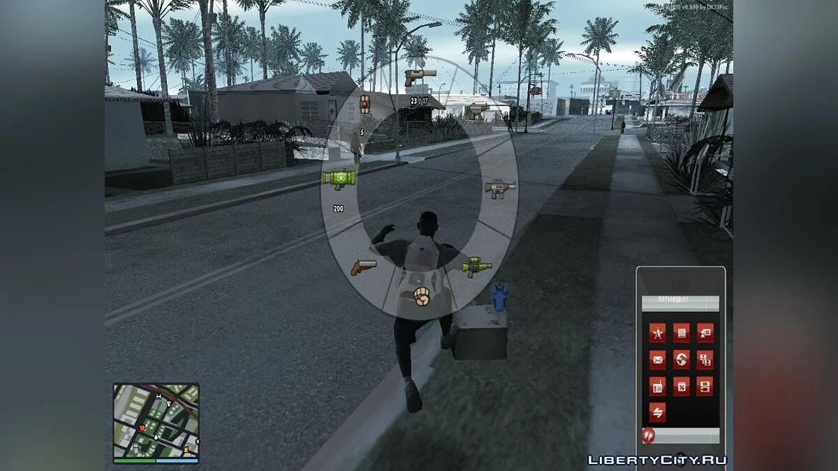 V.2 Iconos de Armas de GTA Chinatown Wars para GTA V Hud por DK22PAC / GTA San Andreas