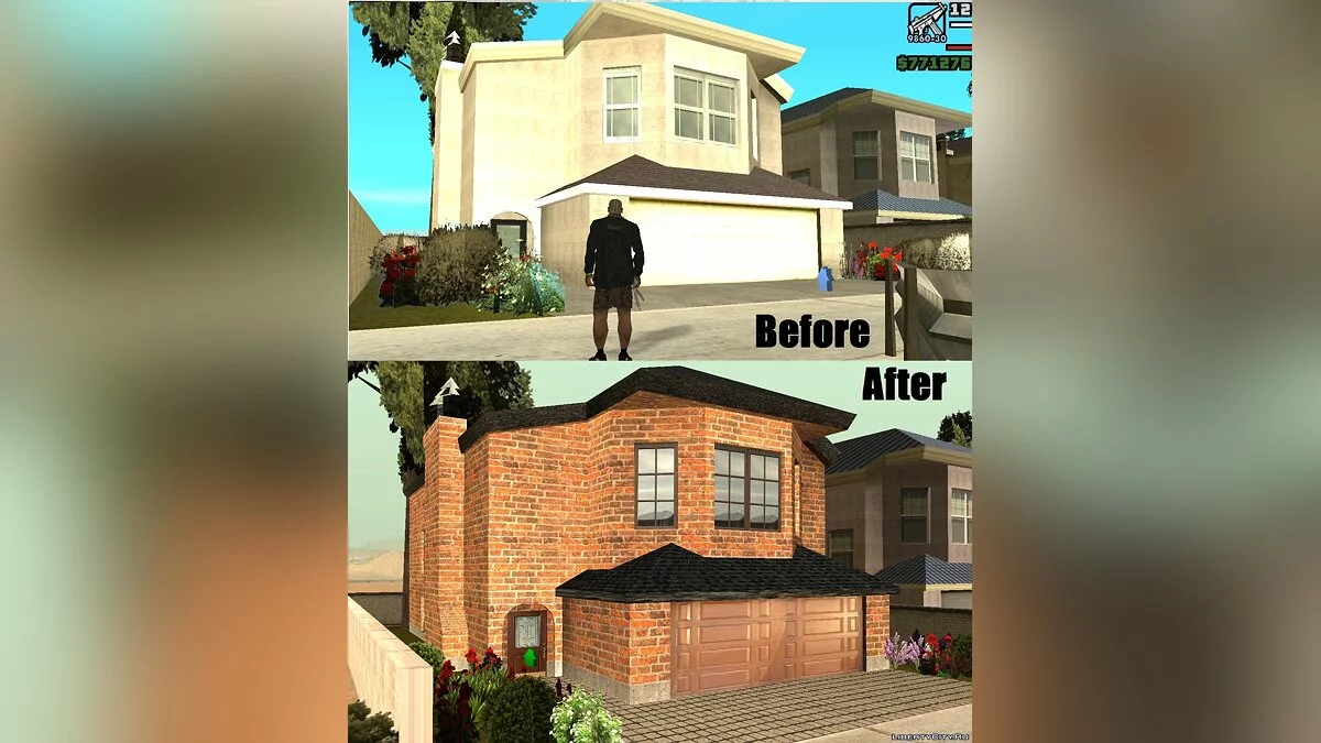 CJ's New Brick House / GTA San Andreas