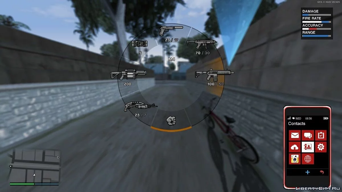 Addon GTA V HUD Next Gen Pack v2 / GTA San Andreas