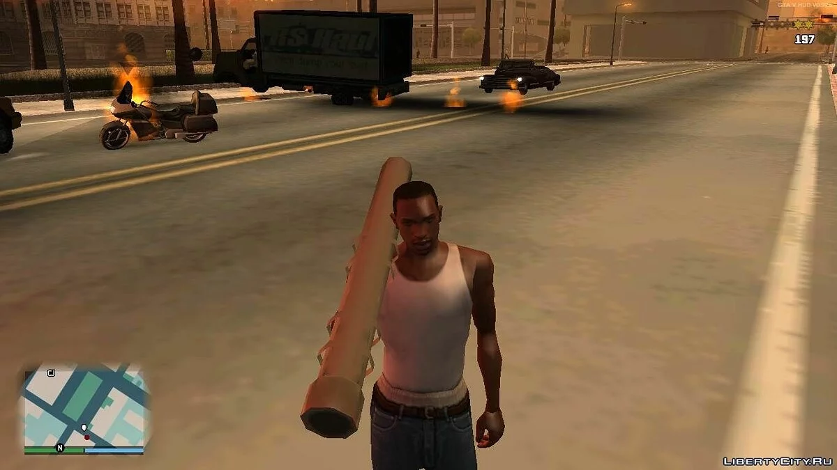 GTA Chinatown Wars إعادة تصميم واجهة HUD لـ GTA V / جي تي إيه سان أندرياس