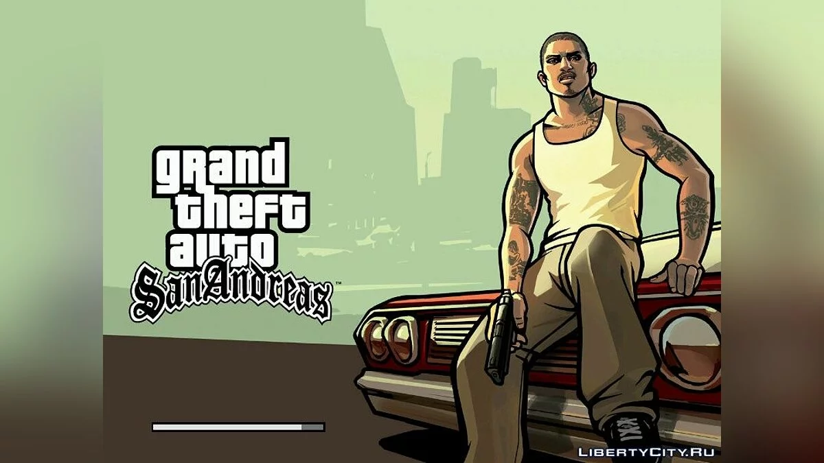 Loading screens and menu images from the mobile version / GTA San Andreas