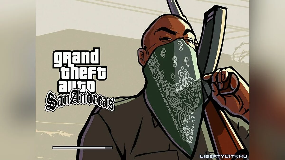 Loading screens and menu images from the mobile version / GTA San Andreas