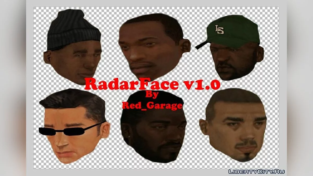 RadarFace v1.0 / GTA San Andreas