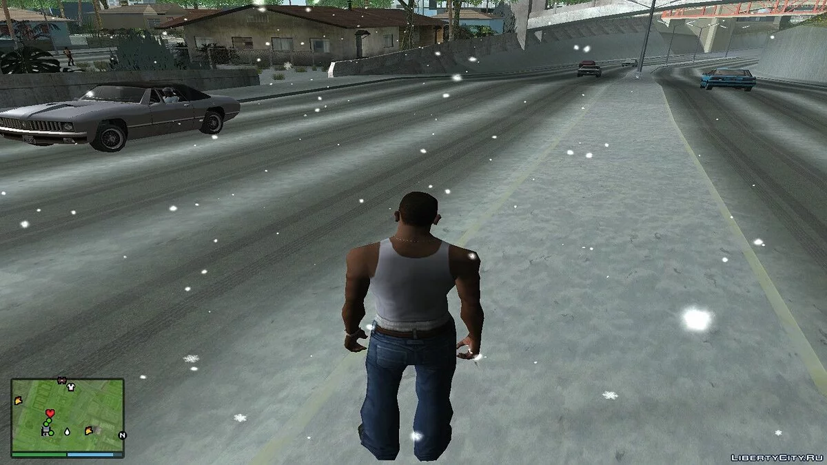 Winter and HD Grove Street / GTA San Andreas