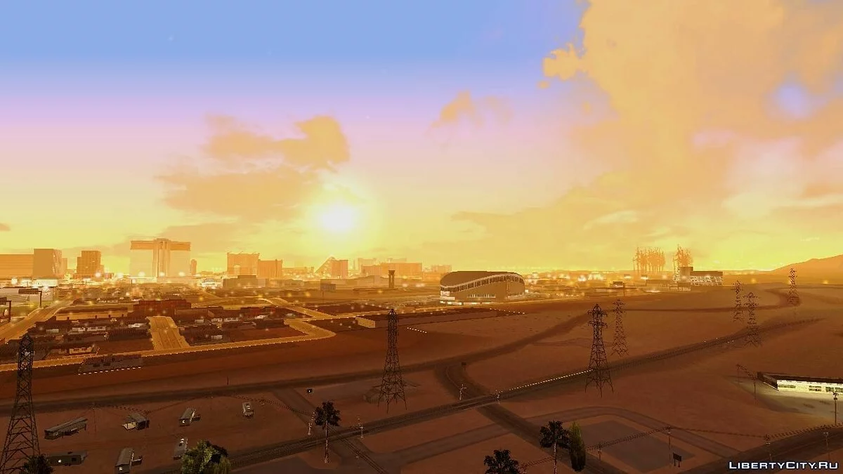 Cielo Real con Estrellas y Nubes / GTA San Andreas