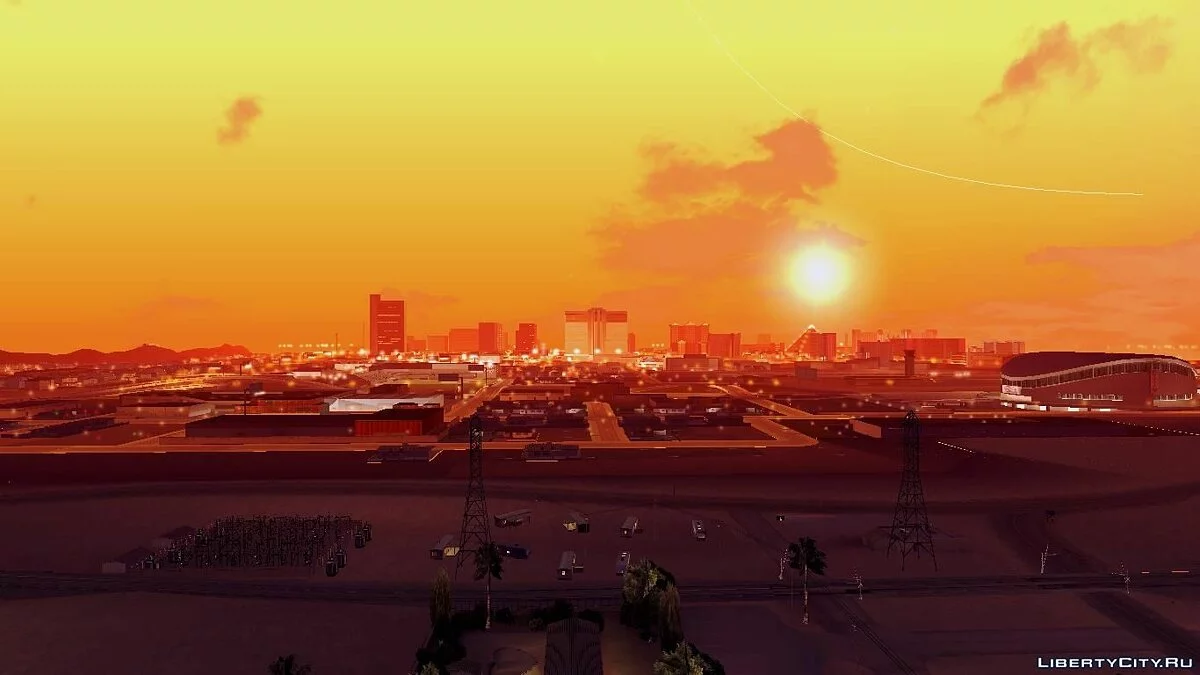 Cielo Real con Estrellas y Nubes / GTA San Andreas