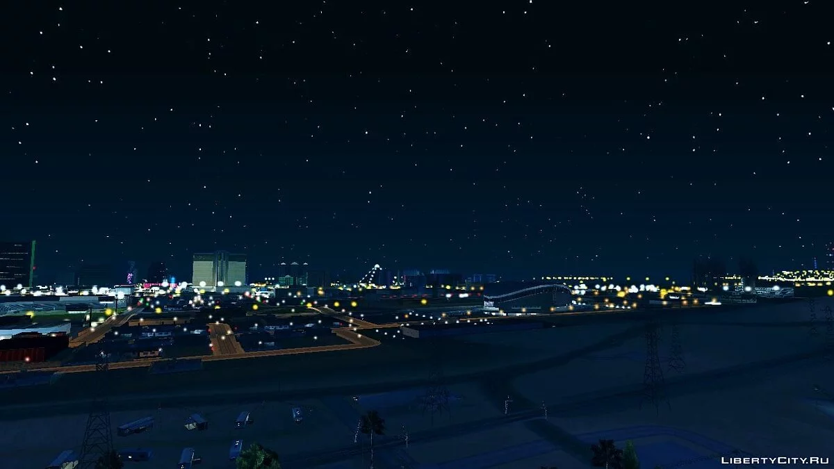 Cielo Real con Estrellas y Nubes / GTA San Andreas