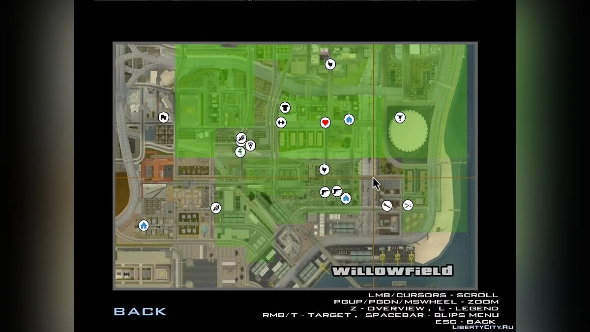 Iconos de Radar Minimalistas HD / GTA San Andreas