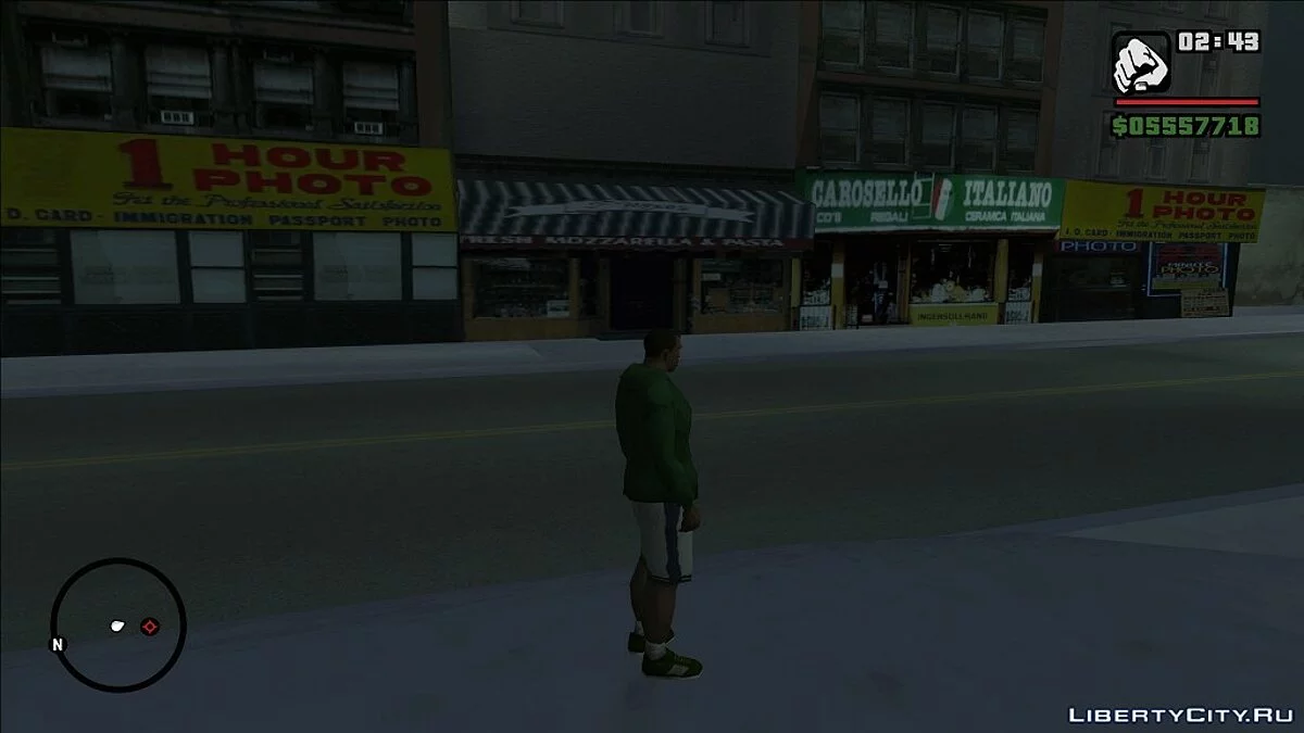 Текстури катсцени Liberty City для Xbox / GTA San Andreas