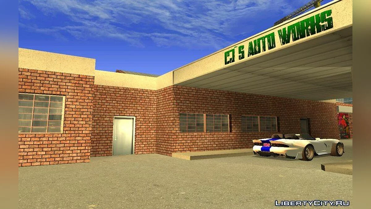 Перетекстурований гараж Дохерті / GTA San Andreas