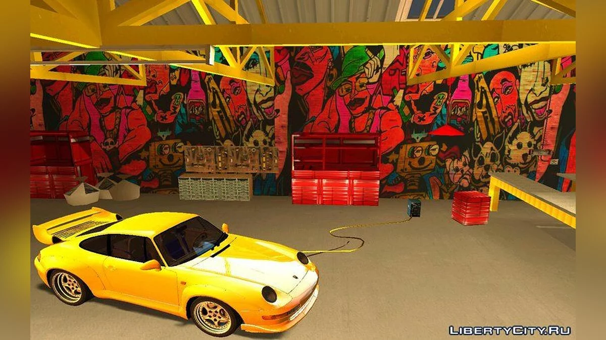 Перетекстурований гараж Дохерті / GTA San Andreas