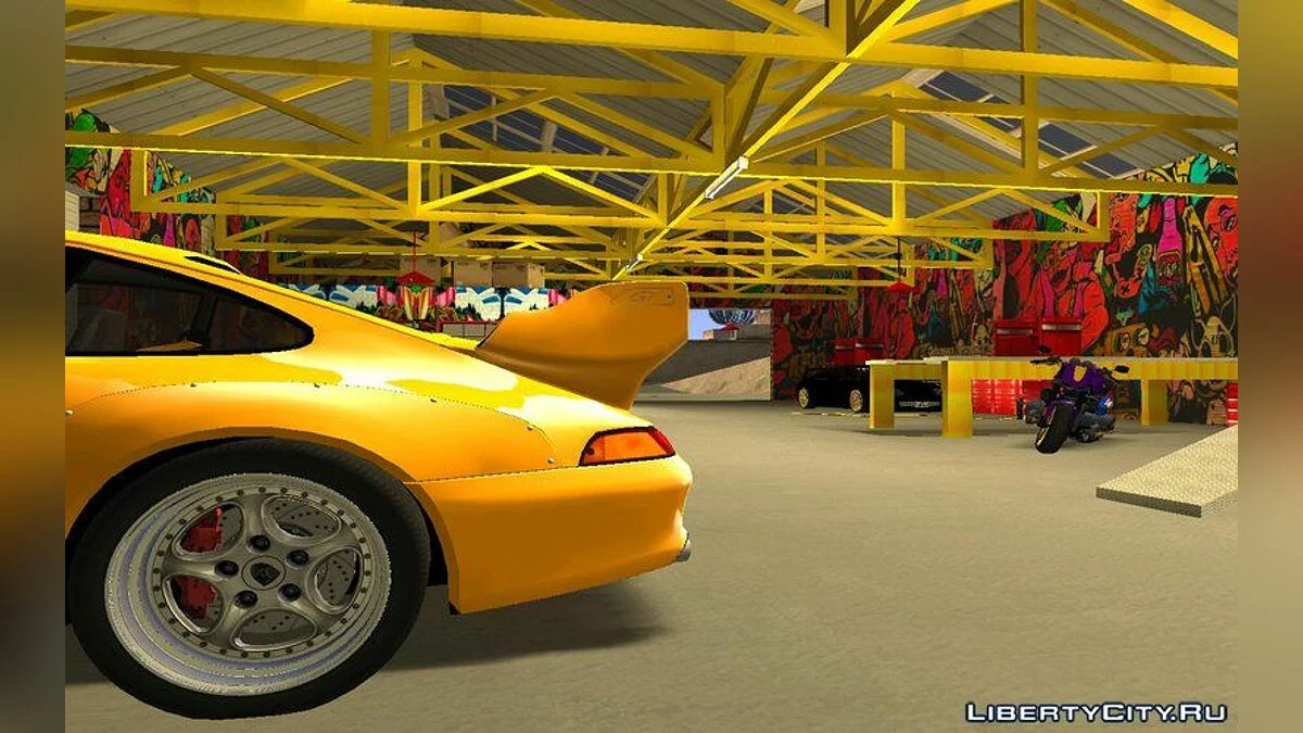 Перетекстурований гараж Дохерті / GTA San Andreas