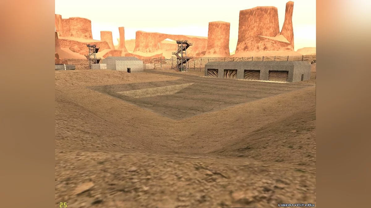 Area 69 with GTA 5 textures / GTA San Andreas