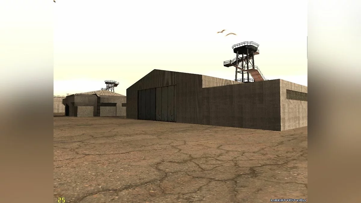 Area 69 with GTA 5 textures / GTA San Andreas
