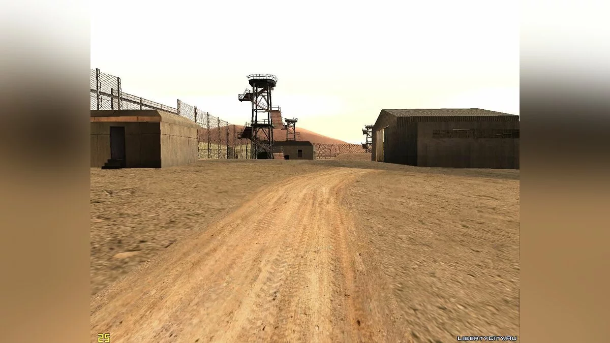 Area 69 with GTA 5 textures / GTA San Andreas
