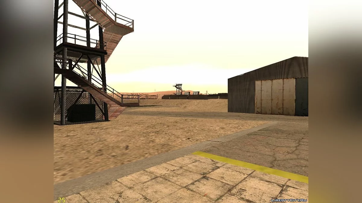 Area 69 with GTA 5 textures / GTA San Andreas