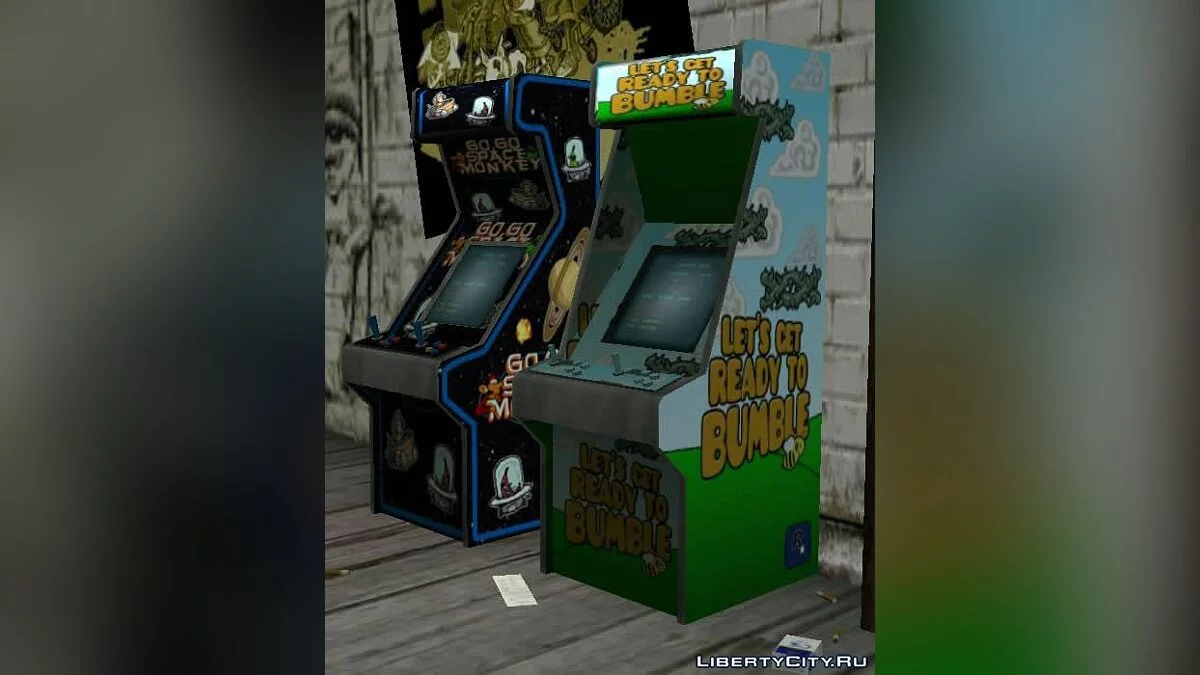 Arcade Machines Improved Textures / GTA San Andreas