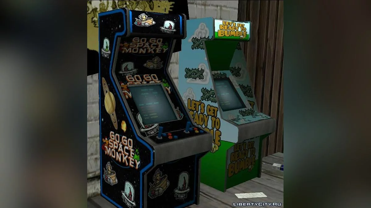 Arcade Machines Improved Textures / GTA San Andreas