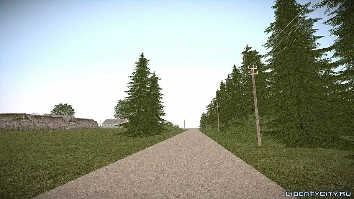 Слегка облегченная версия растительность BSOR / GTA San Andreas