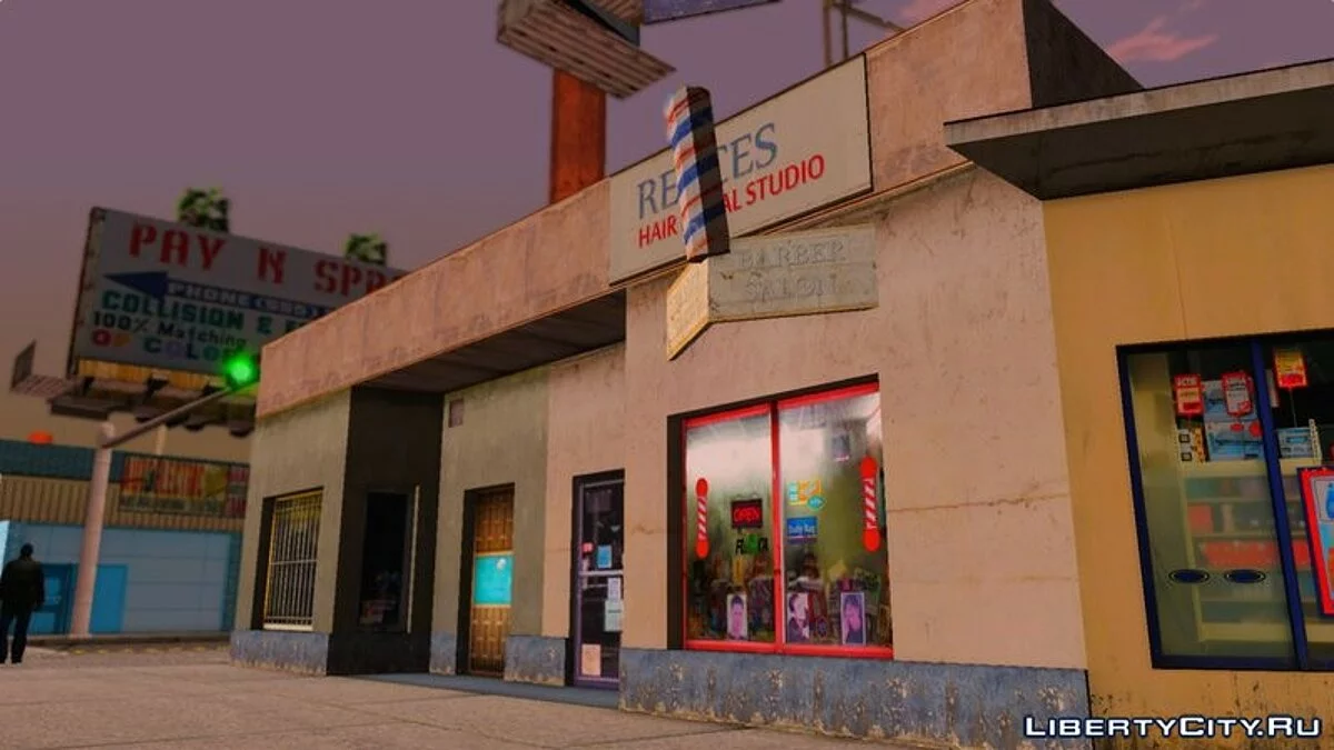 Reece's Barber & Tattoo Studio Redone / GTA San Andreas