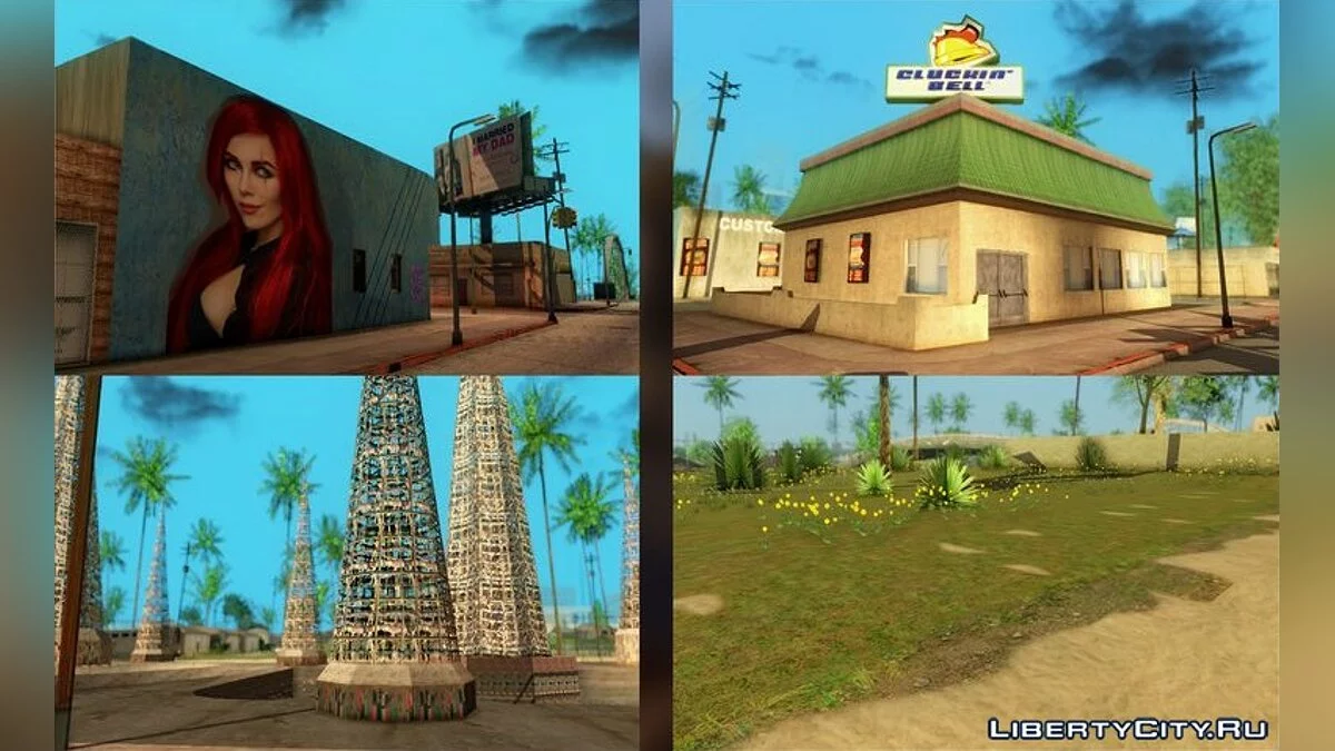 Petit pack de textures LAe2 v0.2 / GTA San Andreas
