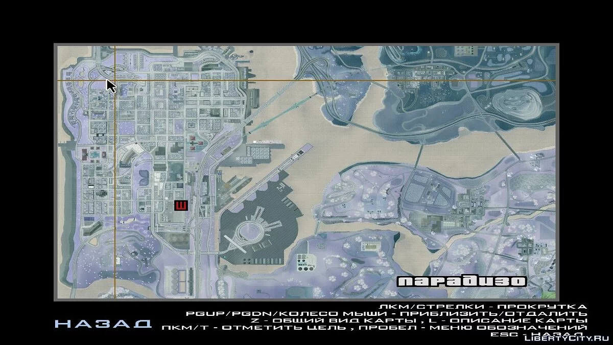 Mapa detallado en versión invernal / GTA San Andreas