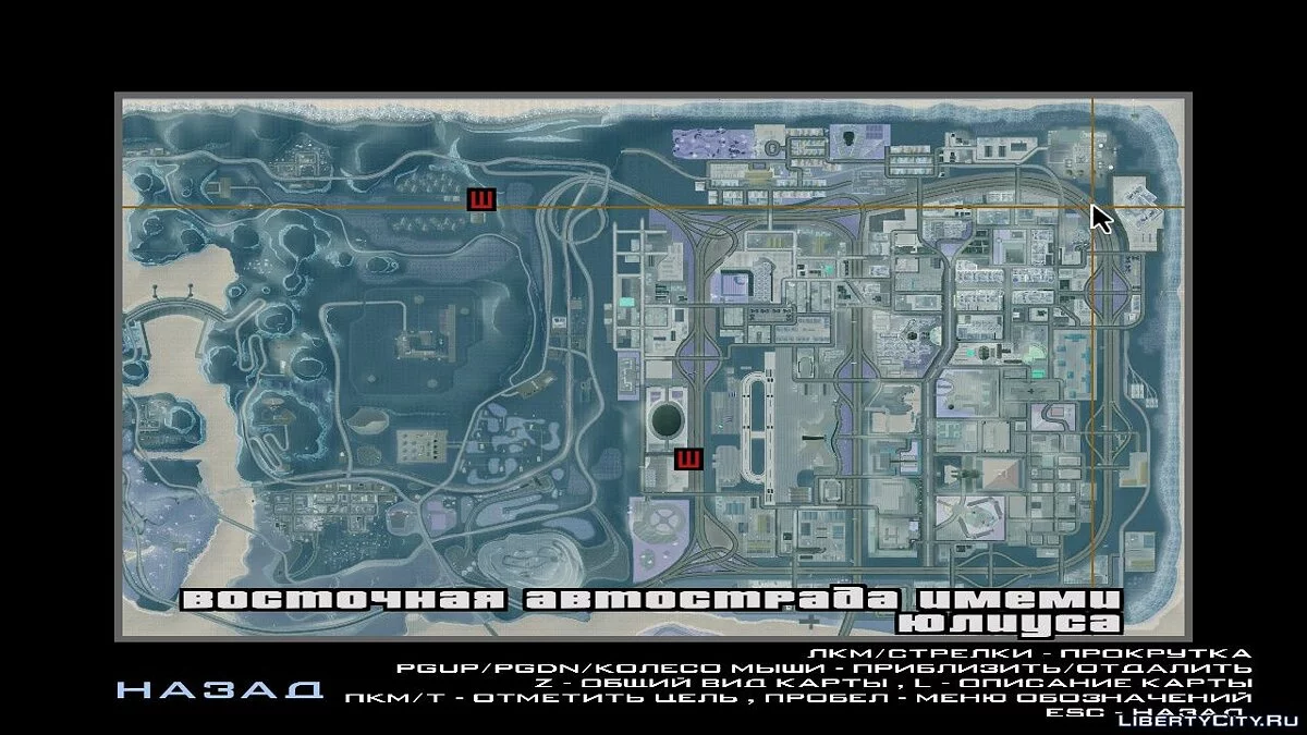 Mapa detallado en versión invernal / GTA San Andreas