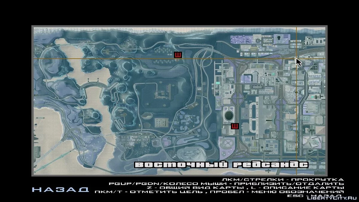 Mapa detallado en versión invernal / GTA San Andreas