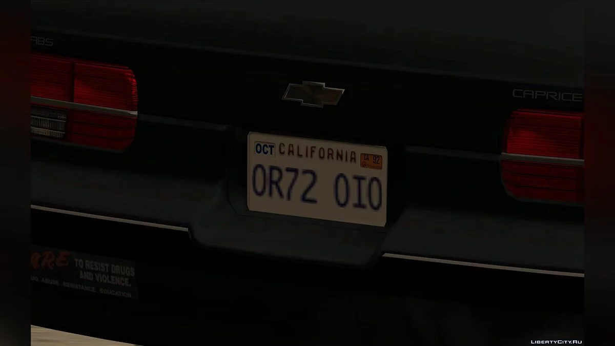 Real 90s License Plates v2.1 Improved / GTA San Andreas