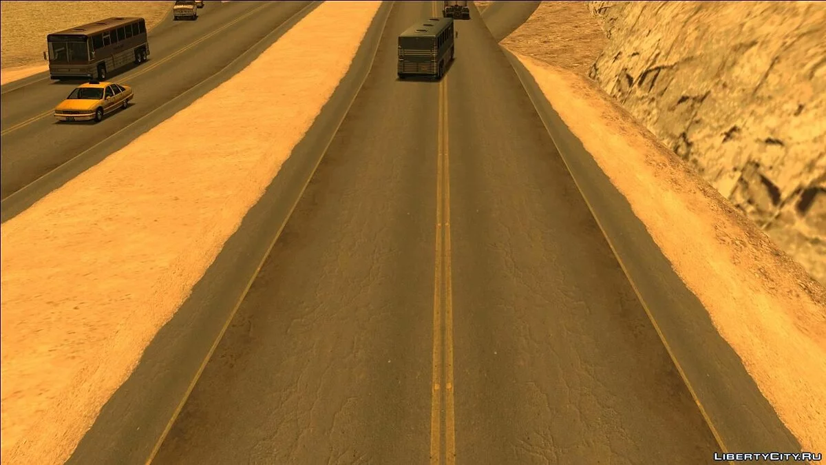 Jalan Realistis di HQ (Versi Diperbaiki) / GTA San Andreas
