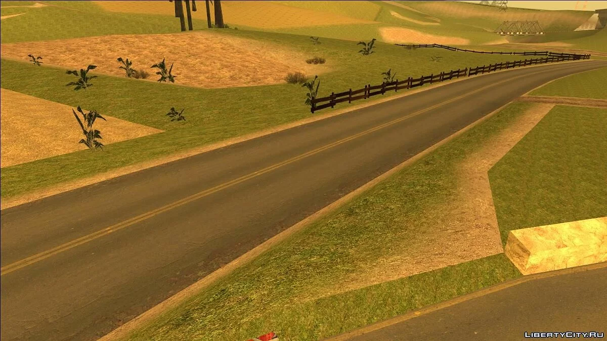 Jalan Realistis di HQ (Versi Diperbaiki) / GTA San Andreas