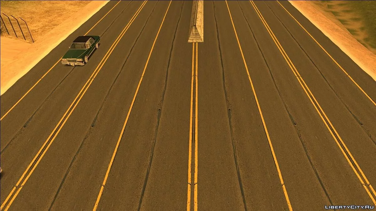Jalan Realistis di HQ (Versi Diperbaiki) / GTA San Andreas