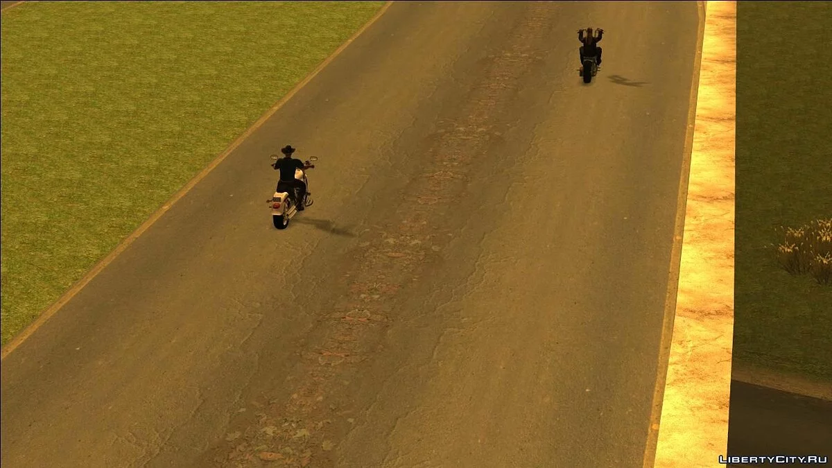 Jalan Realistis di HQ (Versi Diperbaiki) / GTA San Andreas