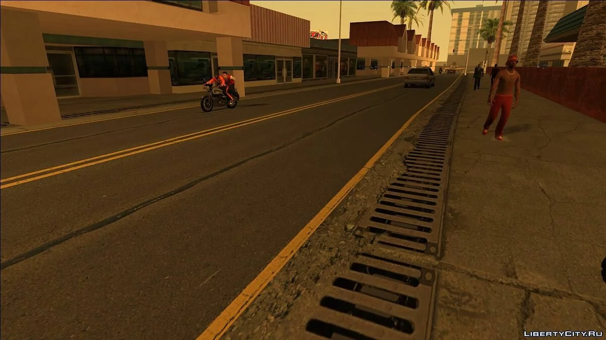 Jalan Realistis di HQ (Versi Diperbaiki) / GTA San Andreas